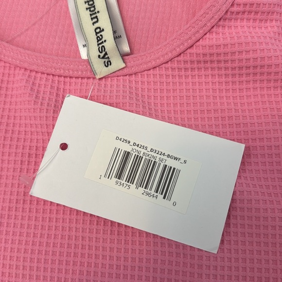 Dippin Daisy’s Joni Bikini Cropped Top Only in Pink - Picture 5 of 9